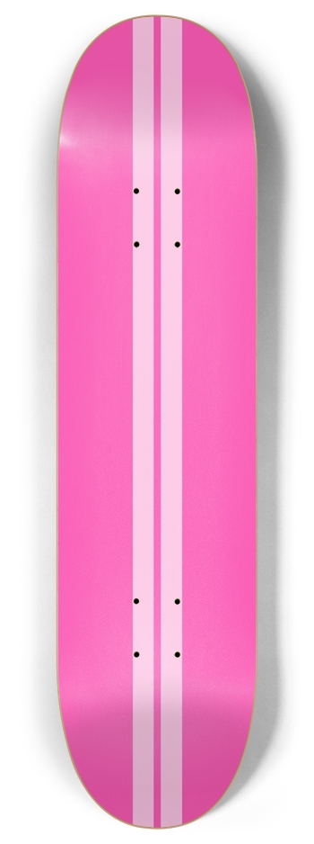 Girl Racer Pink 8 Inch Skateboard Deck
