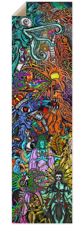 The Flock  9 x 33 Inch Griptape