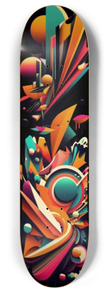 Abstract Tones 8 Inch Skateboard Deck