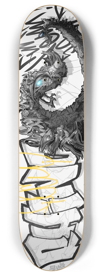 RHINO sketchout 8 Inch Skateboard Deck