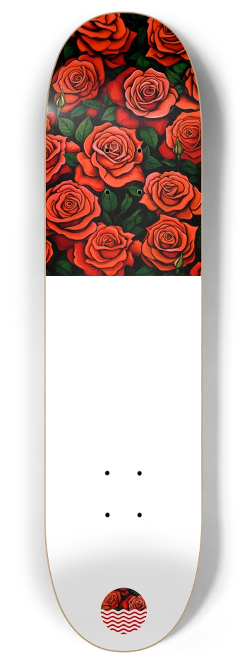 Roses 8 Inch Skateboard Deck