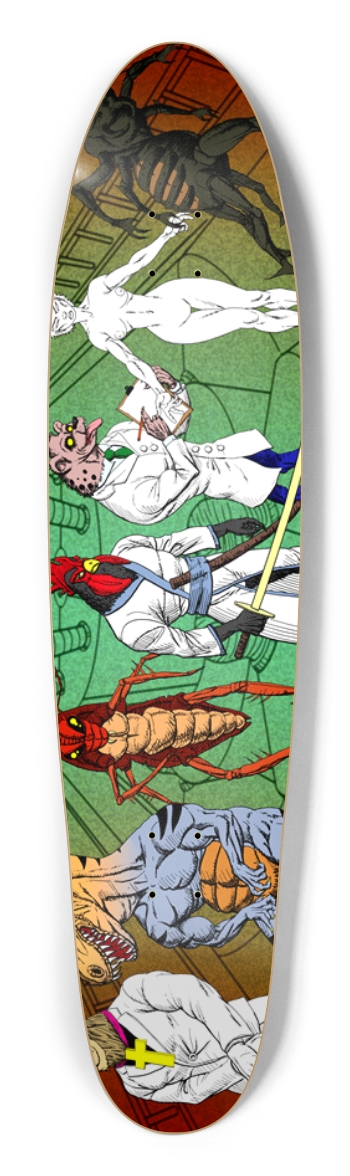 Chickinhedz Longboard Shape