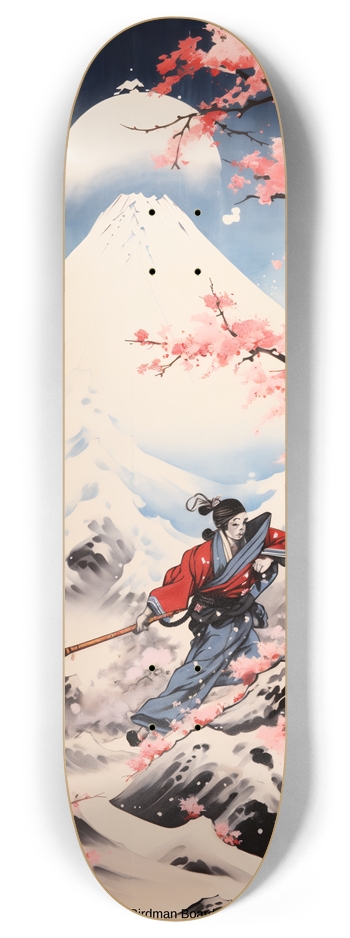 Wintertime Samurai 8 Inch Skateboard Deck
