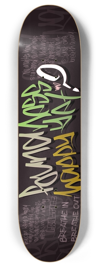 purple punch happiness 8 Inch Skateboard Deck