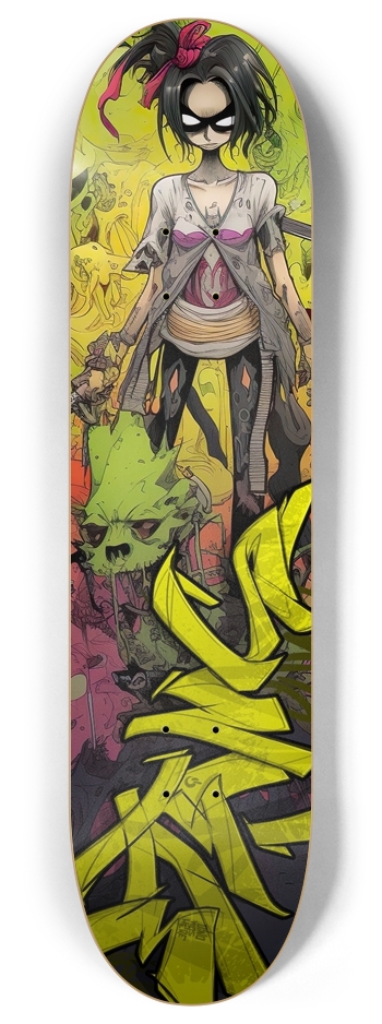 just smile and the world changes 8 Inch Skateboard Deck