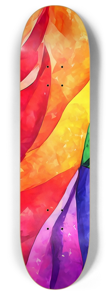 Rainbow 8 Inch Skateboard Deck