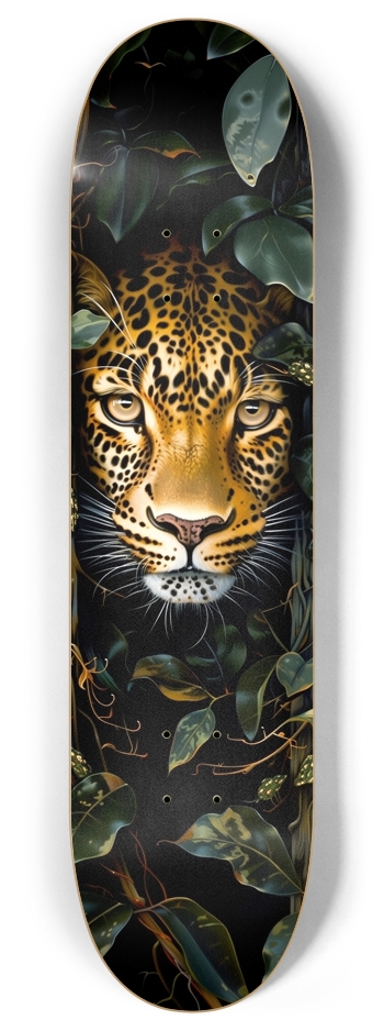 Leopard 8 Inch Skateboard Deck