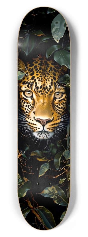Leopard 7-5/8 Skateboard Deck by LA Skateboard