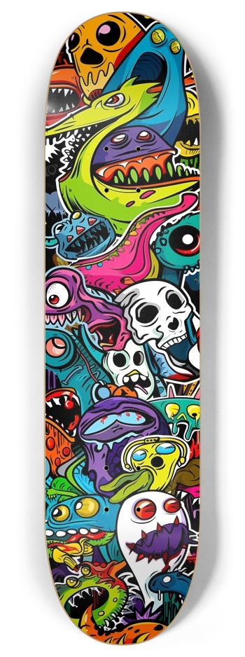 Ugly monsters  8 Inch Skateboard Deck
