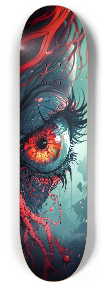 Alien eye monster 8 Inch Skateboard Deck