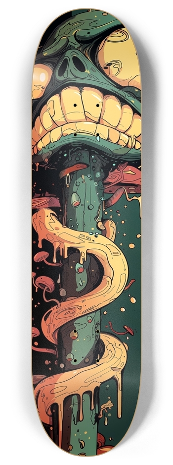 Shovel head monster 8 Inch Skateboard Deck