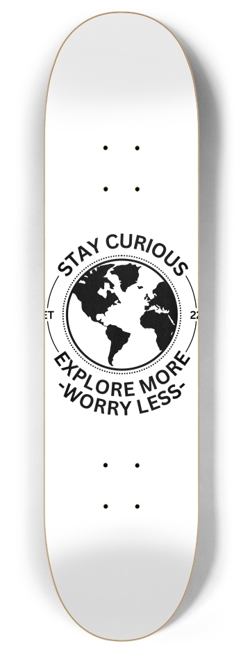Explore More 8 Inch Skateboard Deck