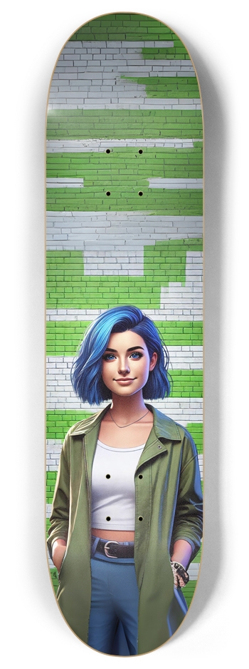 Bek blue 2 8 Inch Skateboard Deck