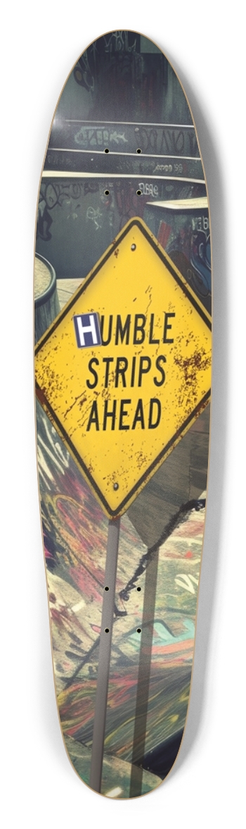 Humble Strips Longboard Shape