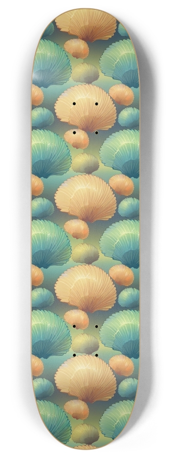 Scallop 8 Inch Skateboard Deck