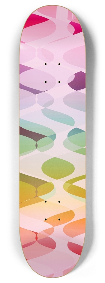 Wave Fade #2 8 Inch Skateboard Deck