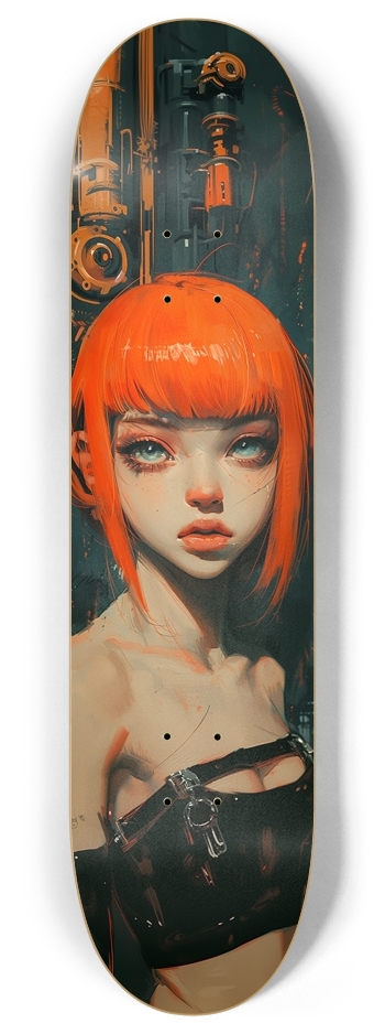 Cyber ginger  8 Inch Skateboard Deck