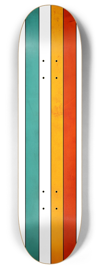 (White is deck wood) Old school custom skateboard 8 Inch Skateboard Deck