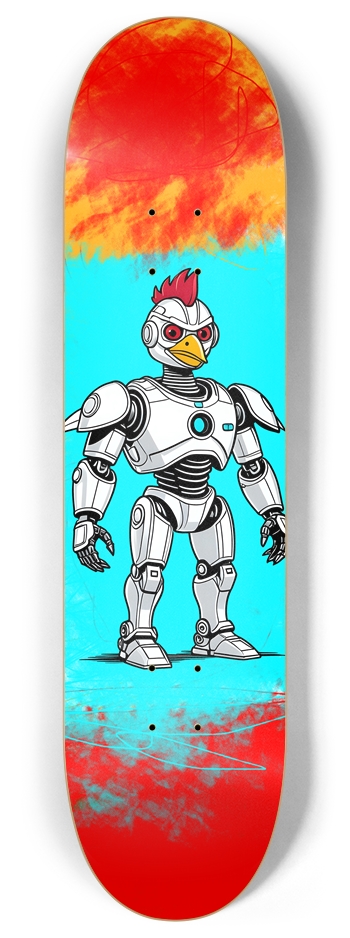 ROBOT CHICKEN 8 Inch Skateboard Deck