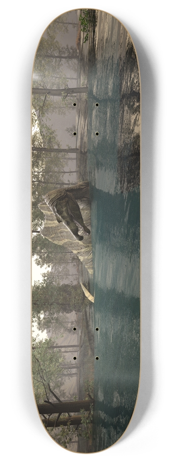SpinoSaurous  8 Inch Skateboard Deck