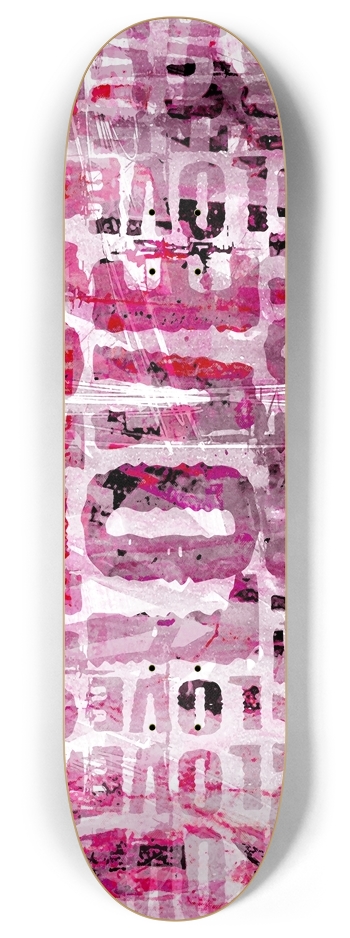 Grunge Love 8 Inch Skateboard Deck