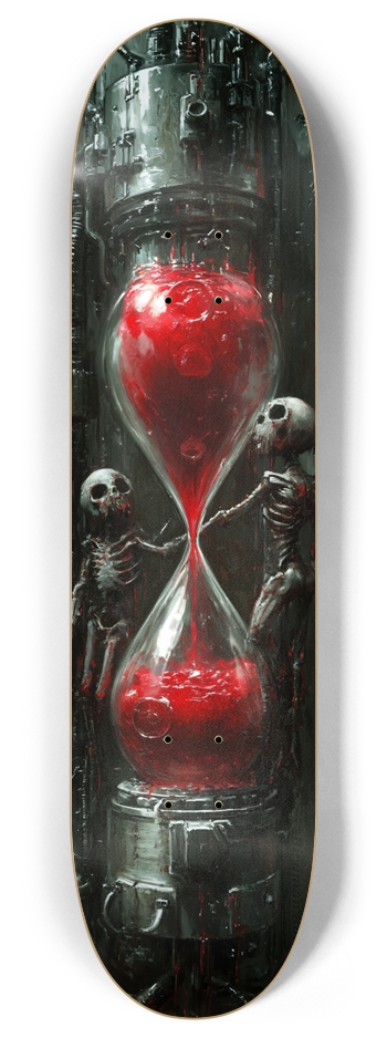 Life's Hourglass 8 Inch Skateboard Deck