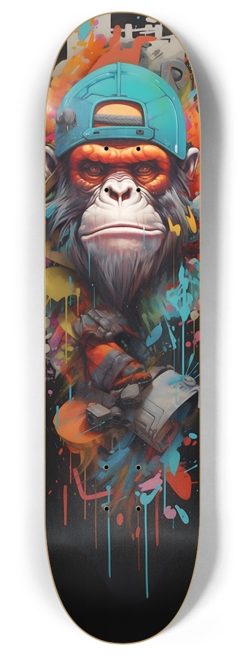 An apes world 8 Inch Skateboard Deck