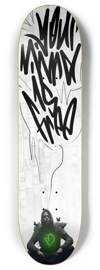 Your Mind is Free 8 Inch Skateboard Deck