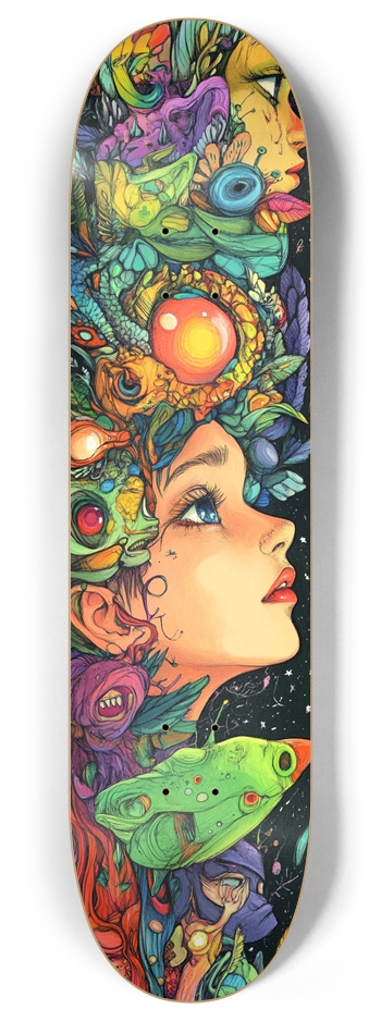 Little dreamer custom design  8 Inch Skateboard Deck