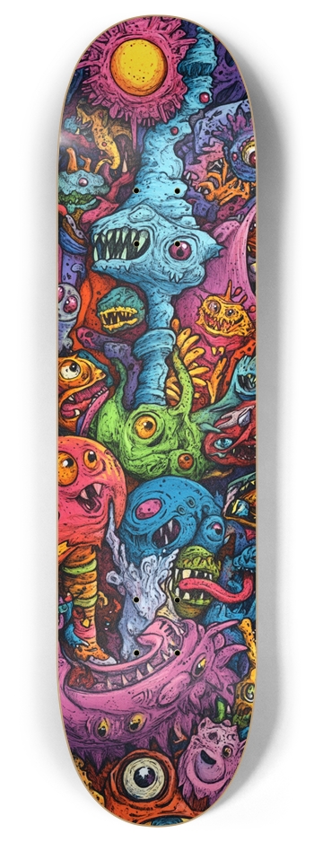 Mindscream custom Skateboard design  8 Inch Skateboard Deck