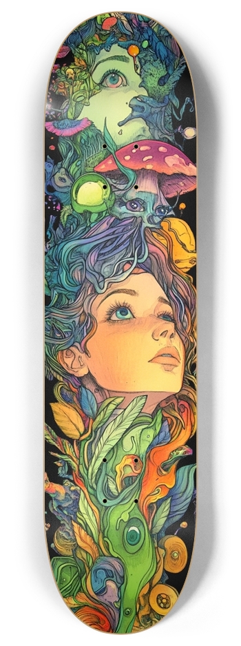 Little dreamer custom design  8 Inch Skateboard Deck