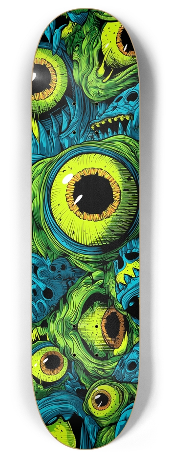 Monster eyes  8 Inch Skateboard Deck